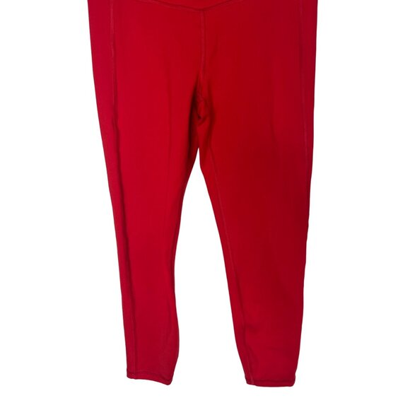 GapFit Blackout Red Cropped Leggings XS Petite Activewear - Picture 3 of 13